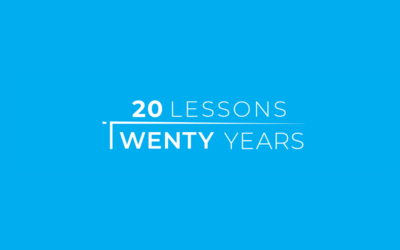 20 Lessons over twenty years